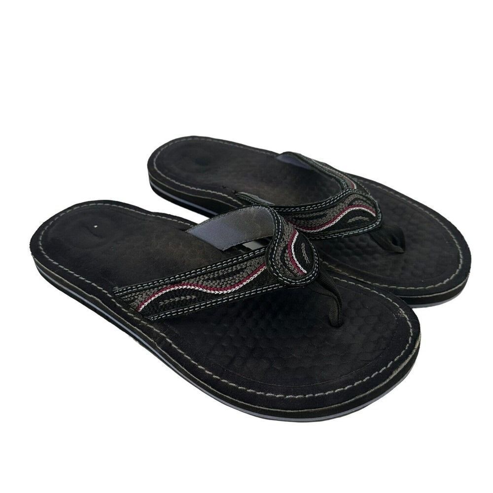 Privo By Clarks Flip Flops Black Size 9 Womens Comfort Shoes Thong Casual BonBon